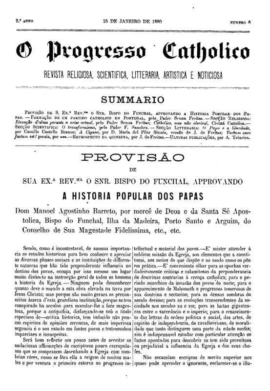 O Progresso Católico