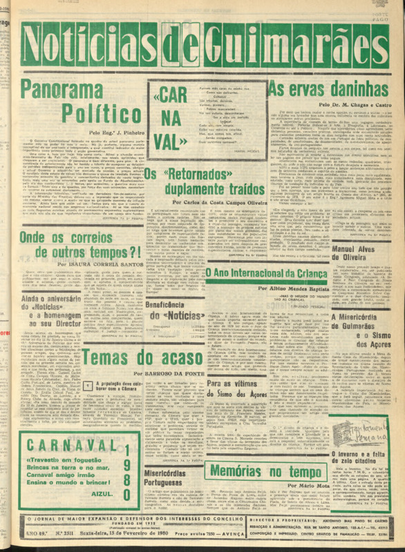 Notícias de Guimarães
