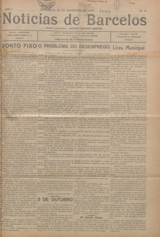 Notícias de Barcelos