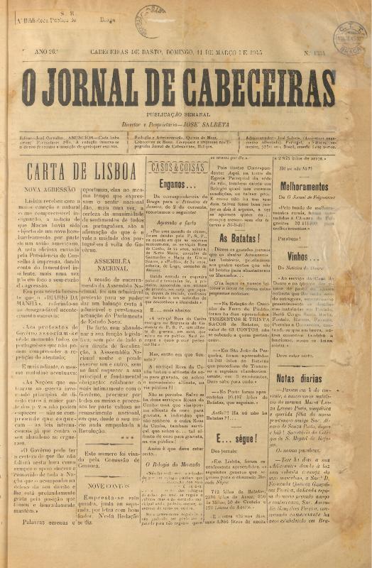 Jornal de Cabeceiras (O)