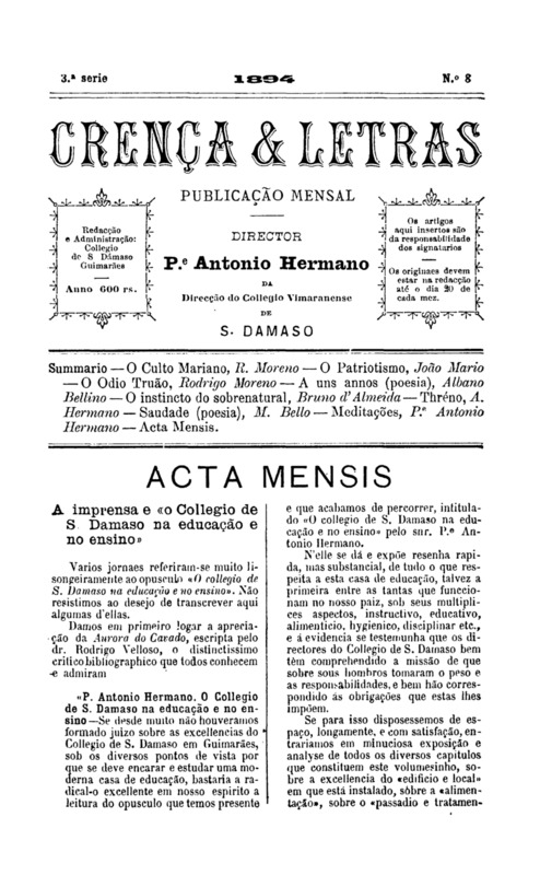 Crença e Letras