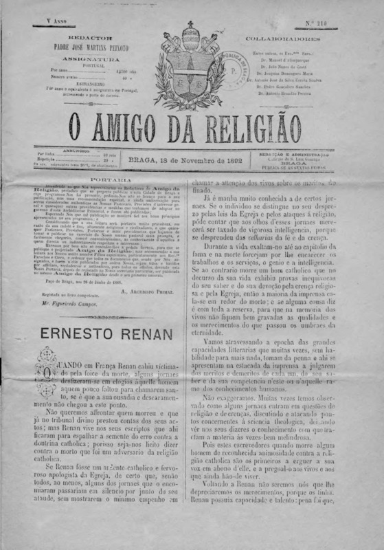 Amigo da Religião (O)