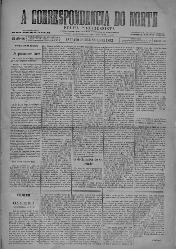 Correspndência do Norte (A)