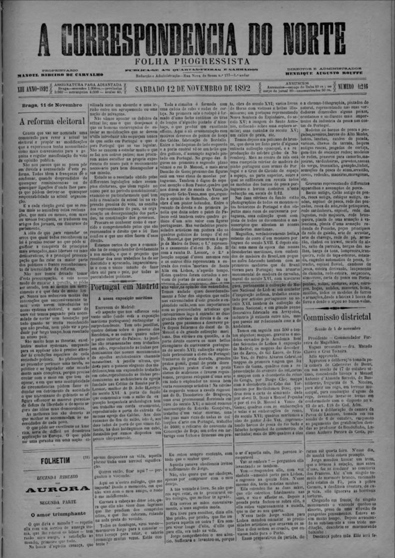 Correspndência do Norte (A)