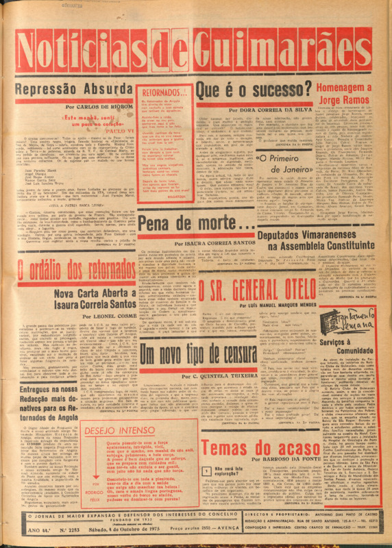 Notícias de Guimarães