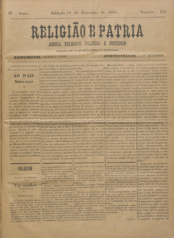 Religião e Pátria