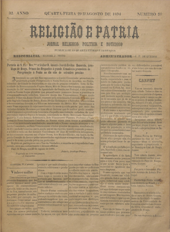 Religião e Pátria