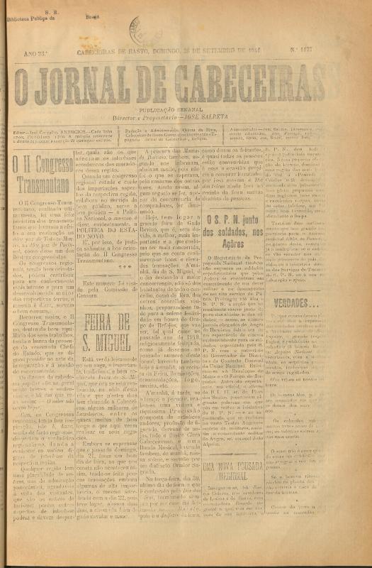 Jornal de Cabeceiras (O)