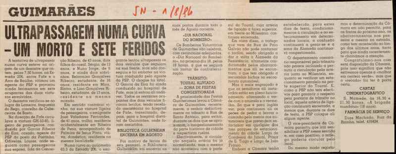Jornal de Notícias -01/08/1984