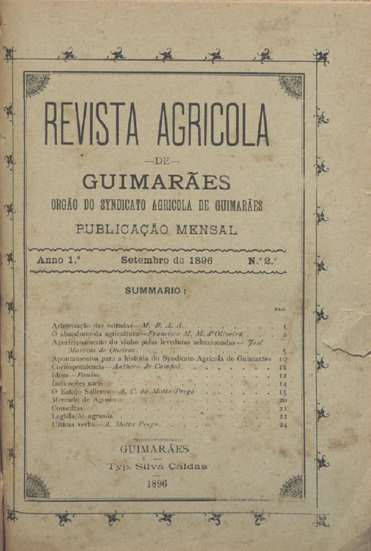 Revista Agrícola de Guimarães