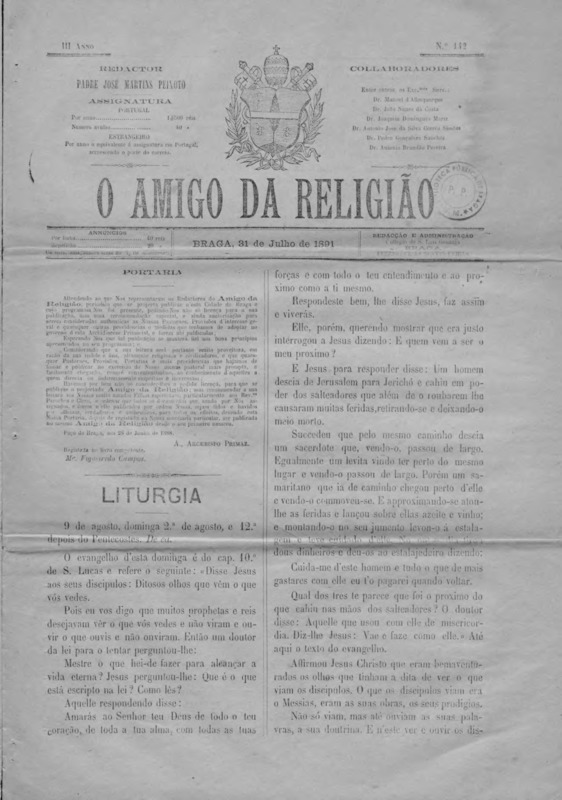 Amigo da Religião (O)