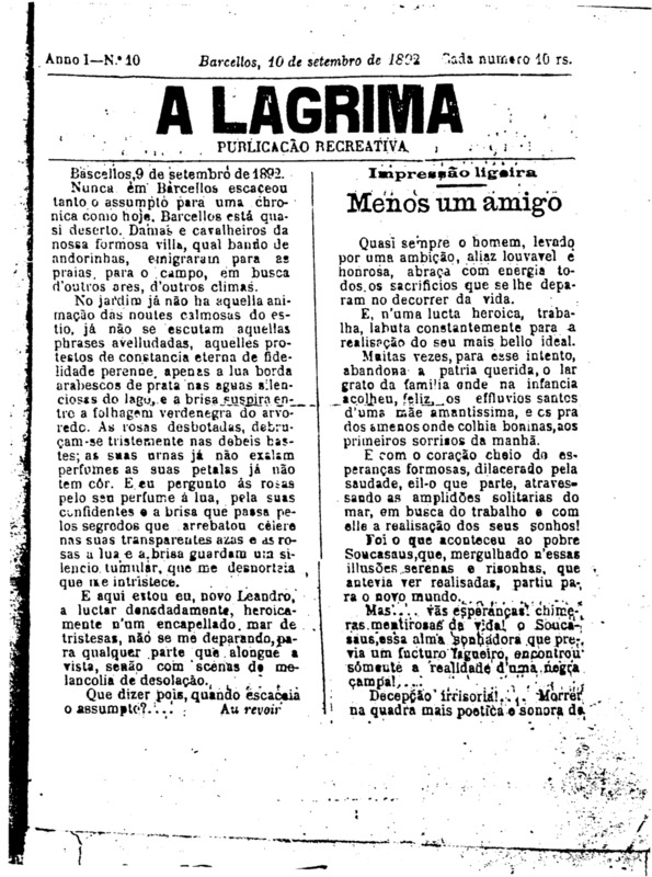 Lágrima (A)