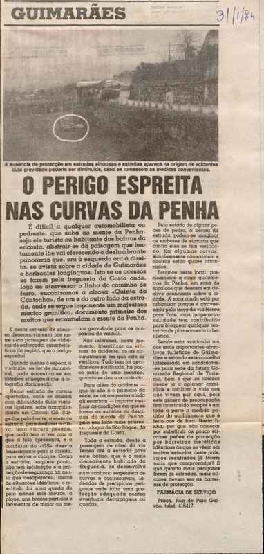 Jornal de Notícias -31/01/1984