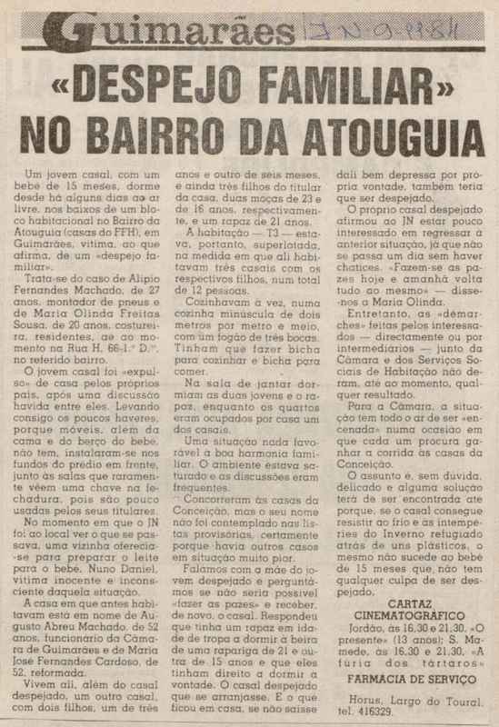 Jornal de Notícias -09/11/1984