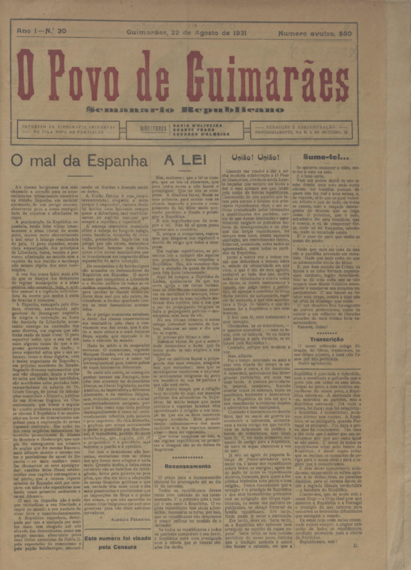 Povo de Guimarães (O)
