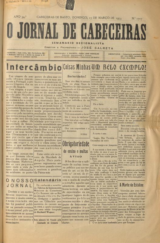 Jornal de Cabeceiras (O)