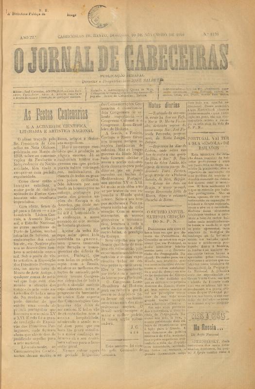 Jornal de Cabeceiras (O)