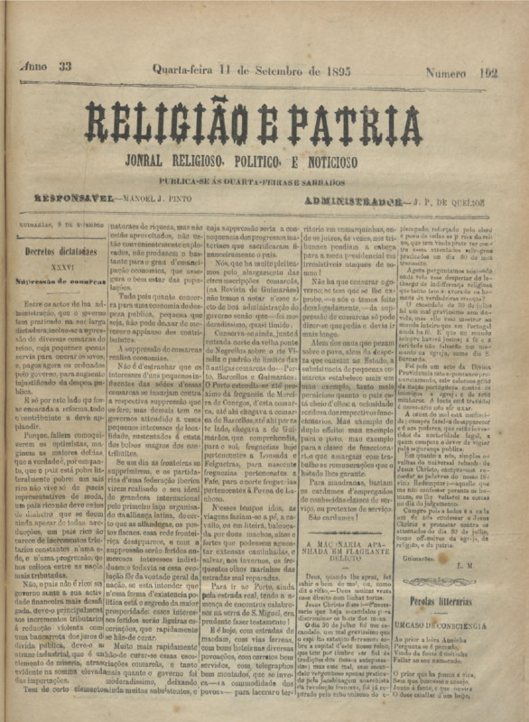 Religião e Pátria