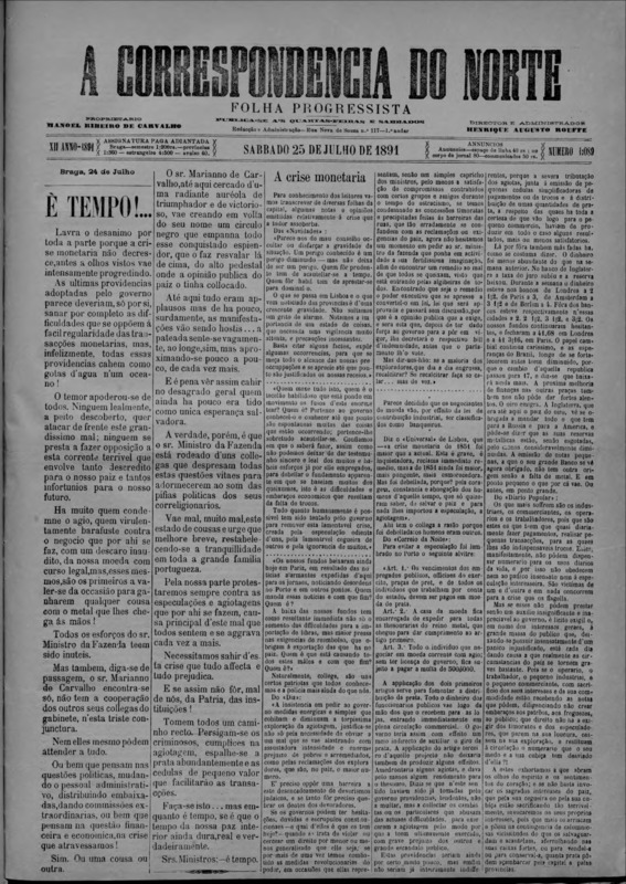 Correspndência do Norte (A)