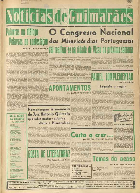 Notícias de Guimarães