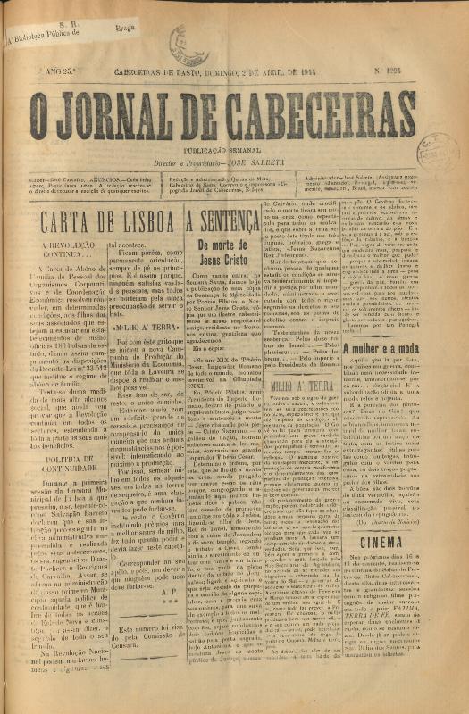 Jornal de Cabeceiras (O)