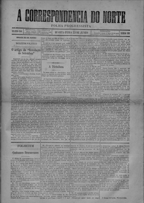 Correspndência do Norte (A)