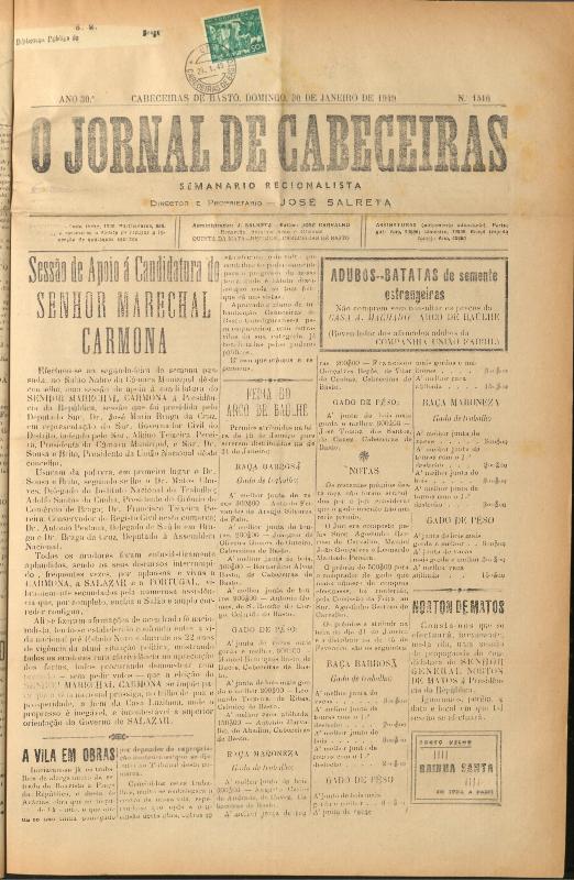Jornal de Cabeceiras (O)