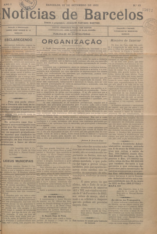 Notícias de Barcelos