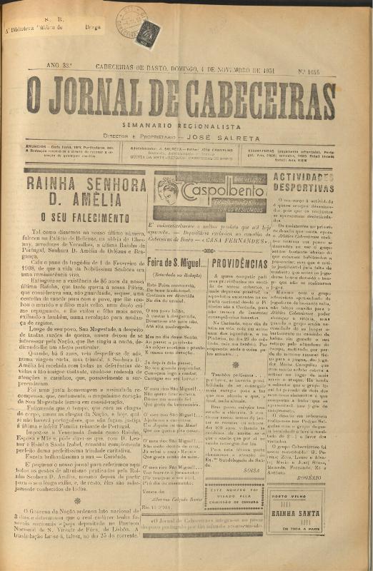 Jornal de Cabeceiras (O)