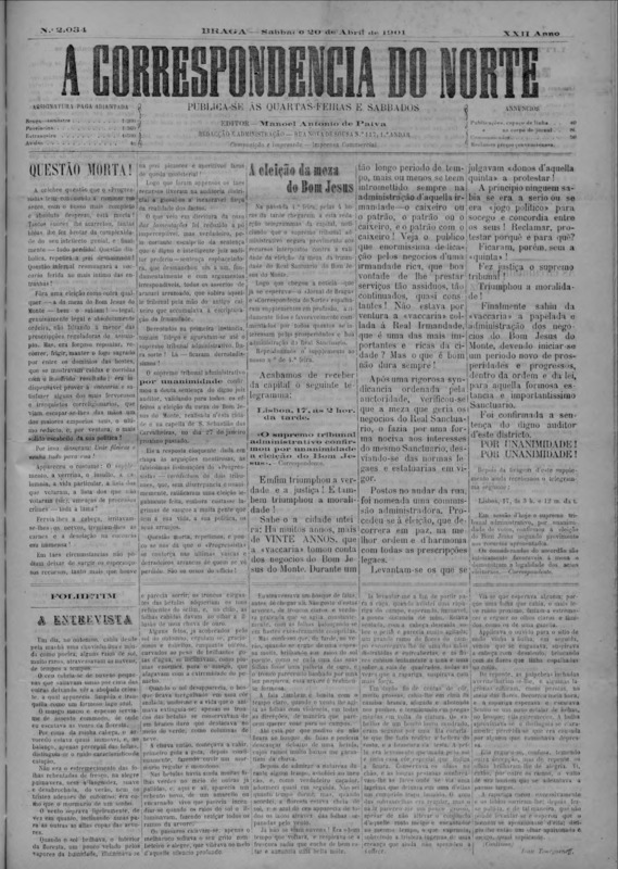 Correspndência do Norte (A)