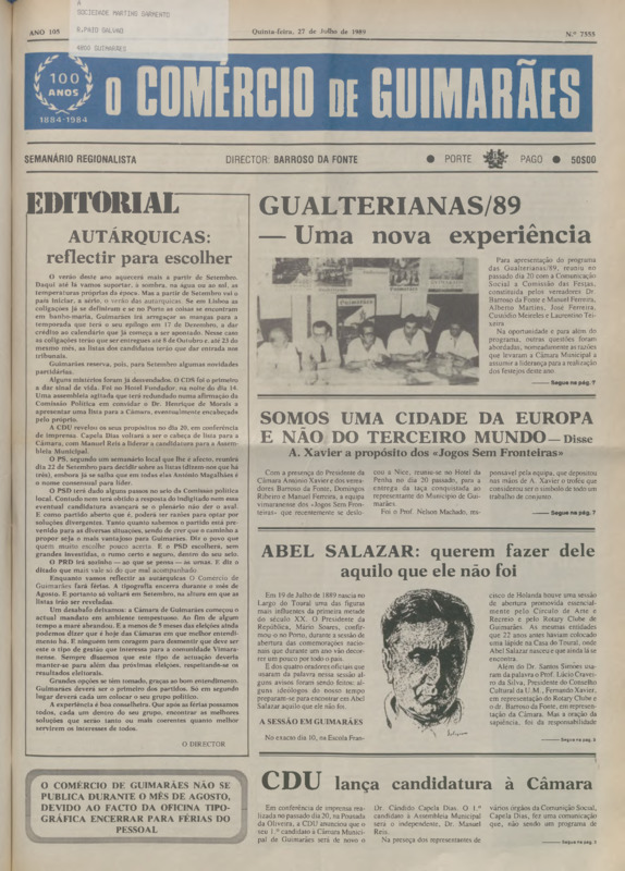Comércio de Guimarães (O)