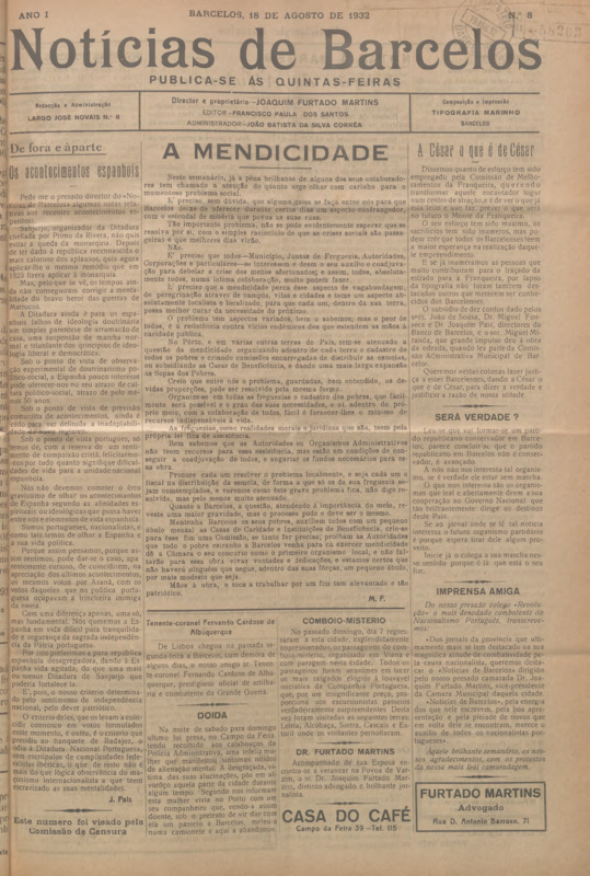 Notícias de Barcelos
