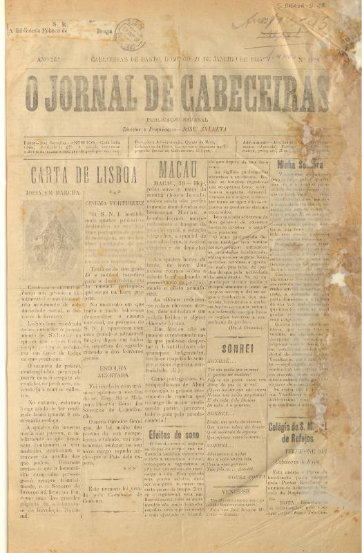 Jornal de Cabeceiras (O)