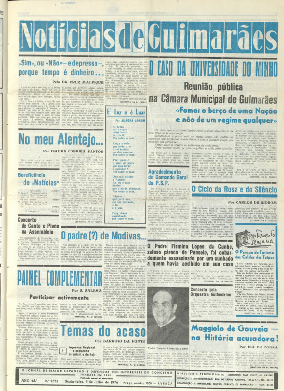 Notícias de Guimarães