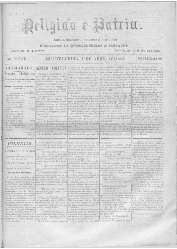 Religião e Pátria