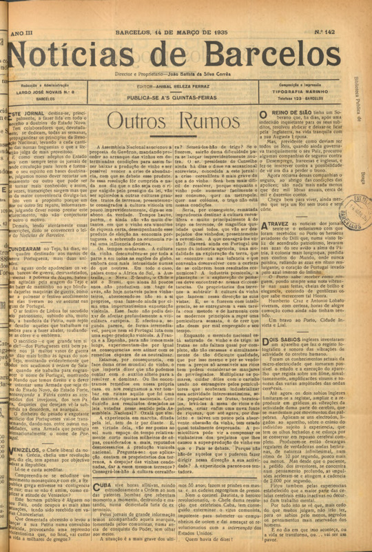 Notícias de Barcelos
