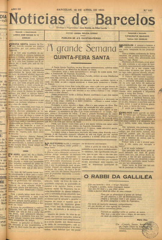 Notícias de Barcelos