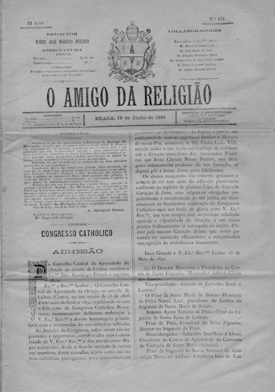 Amigo da Religião (O)