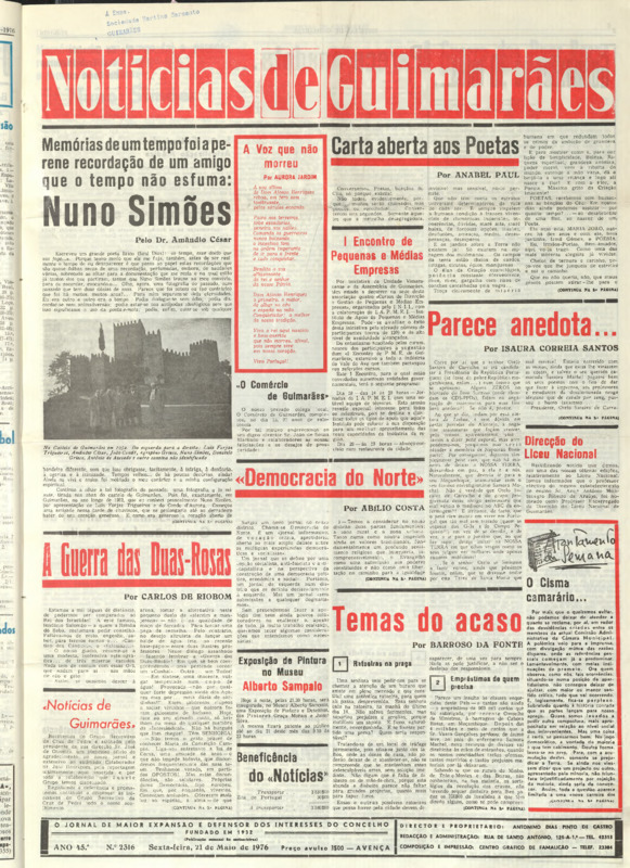 Notícias de Guimarães
