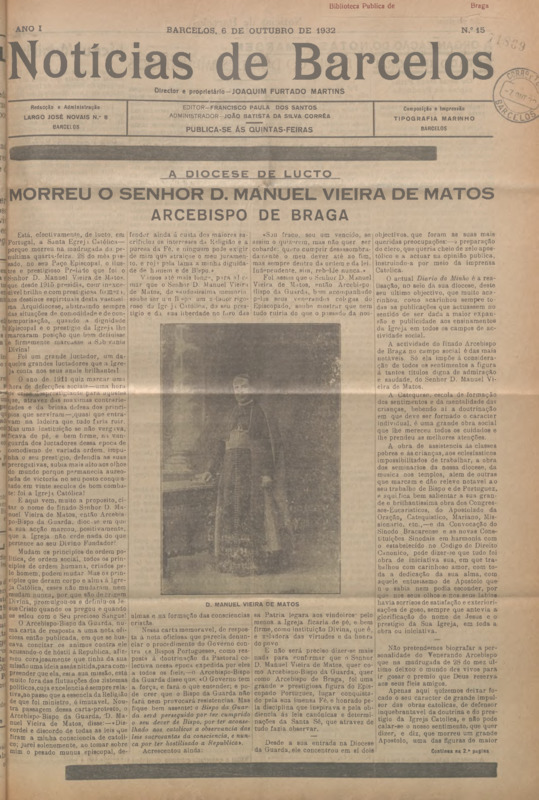 Notícias de Barcelos
