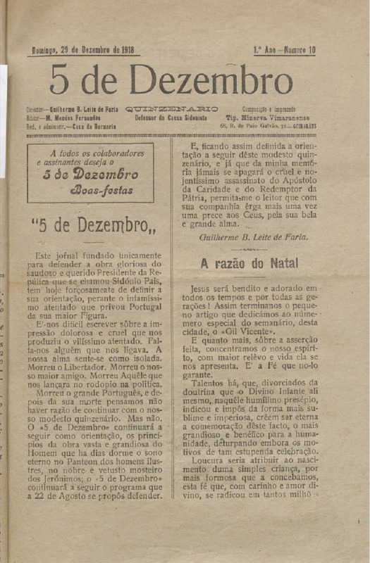 5 de Dezembro