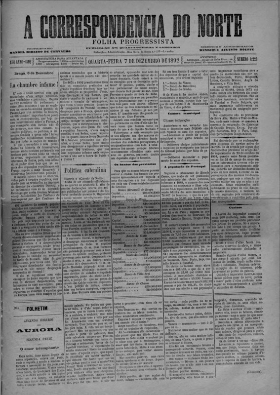 Correspndência do Norte (A)