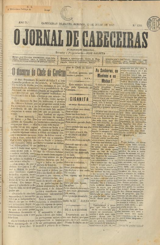 Jornal de Cabeceiras (O)