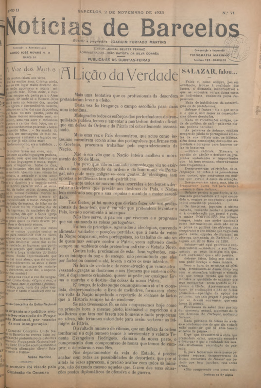 Notícias de Barcelos