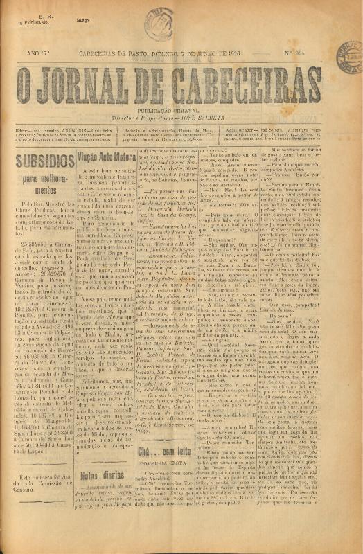 Jornal de Cabeceiras (O)