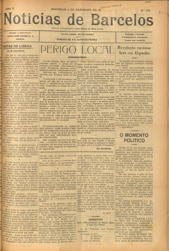 Notícias de Barcelos