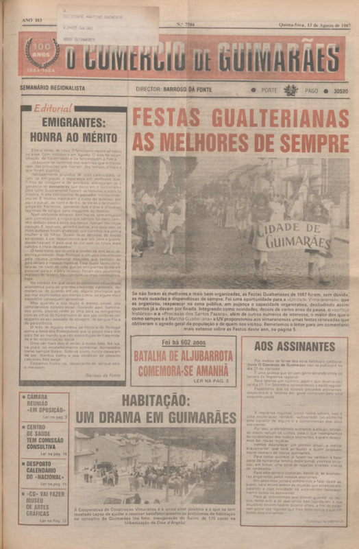 Comércio de Guimarães (O)
