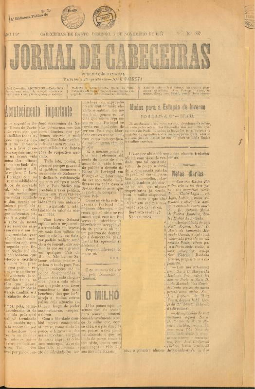 Jornal de Cabeceiras (O)
