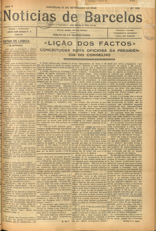 Notícias de Barcelos