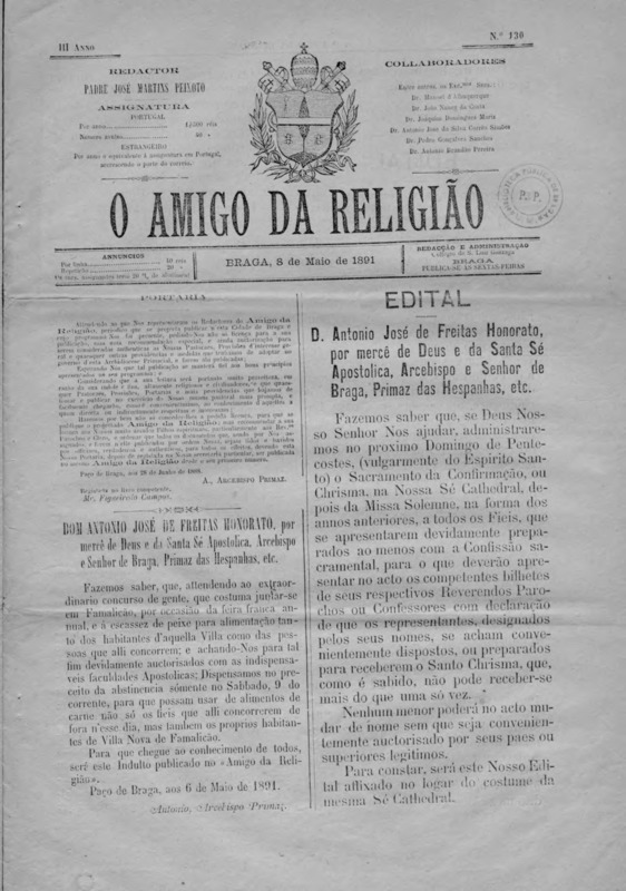Amigo da Religião (O)